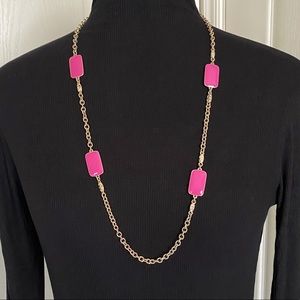 Ann Taylor Necklace with Pink Accents